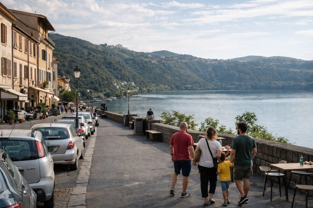Day trips from Rome, Italy – nearby town with slower pace and open space
